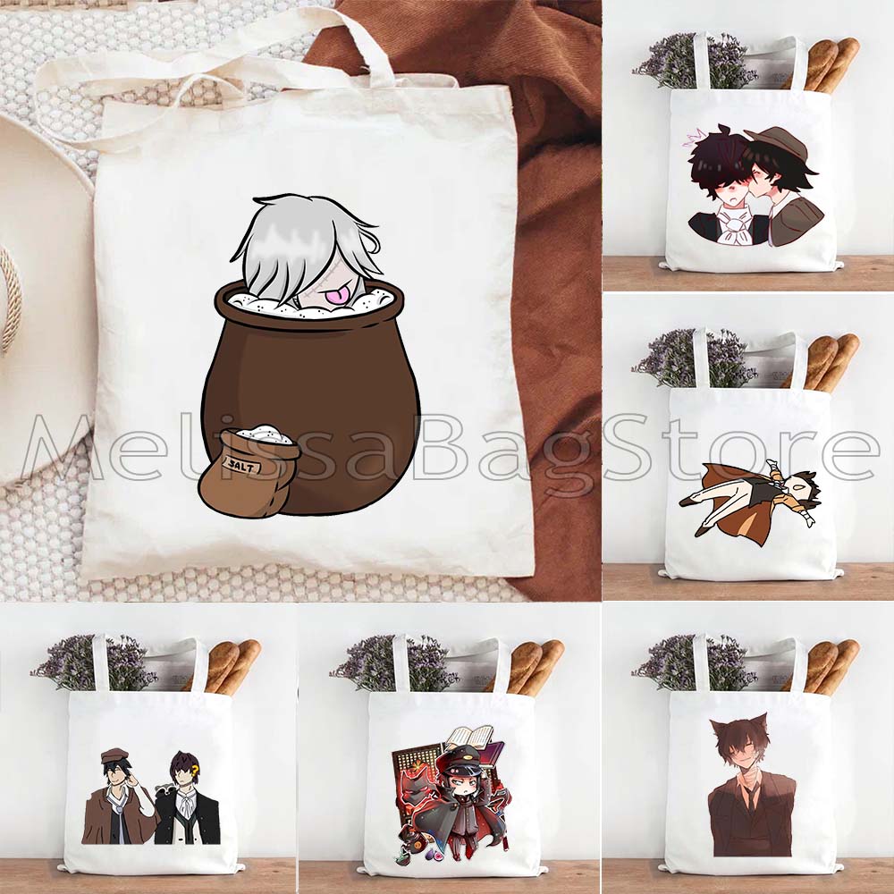 Anime Tote Bag - Vintage Bungou Stray Dogs Kenji Naomi