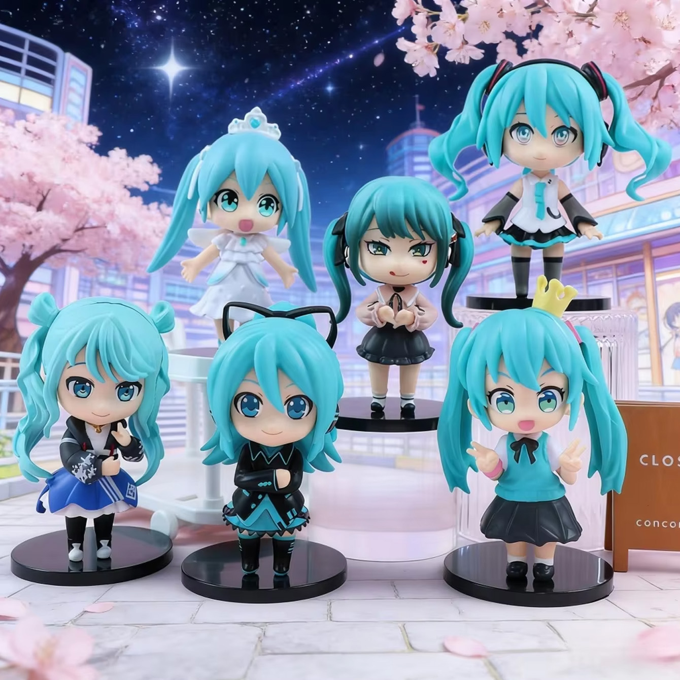 Anime Merchandise Japan - Hatsune Miku Chibi Figure Bundle –