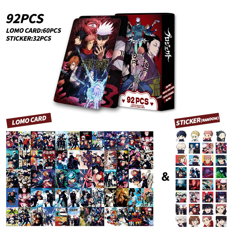 92 Pcs Cards Jujutsu Kaisen Do - Anime Merchandise Japan recension och pris