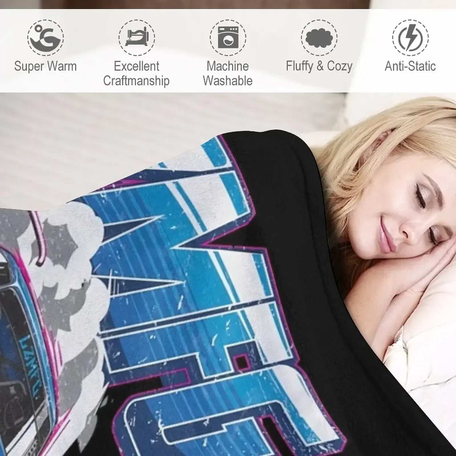 Adam Lz Merch E36 Throw Blanke - Anime Merch Ideas recension och pris
